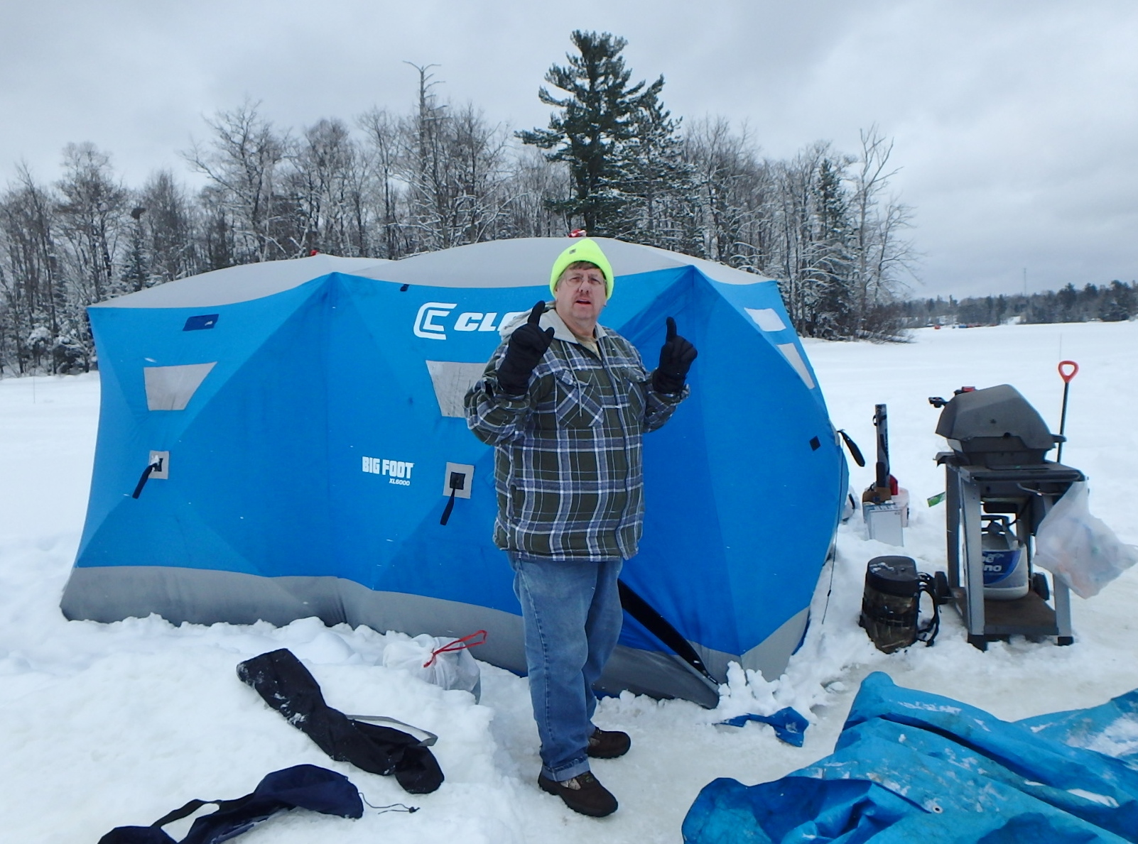 clam lake wi ice fishing contest